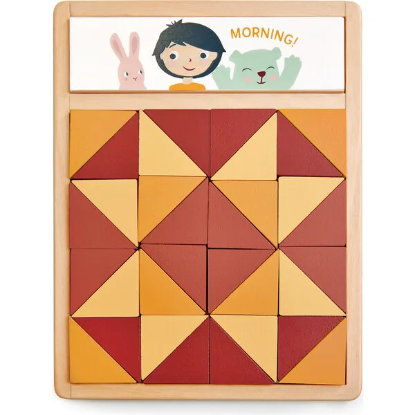 Tender Leaf Toys Patchwork Quilt Puzzle