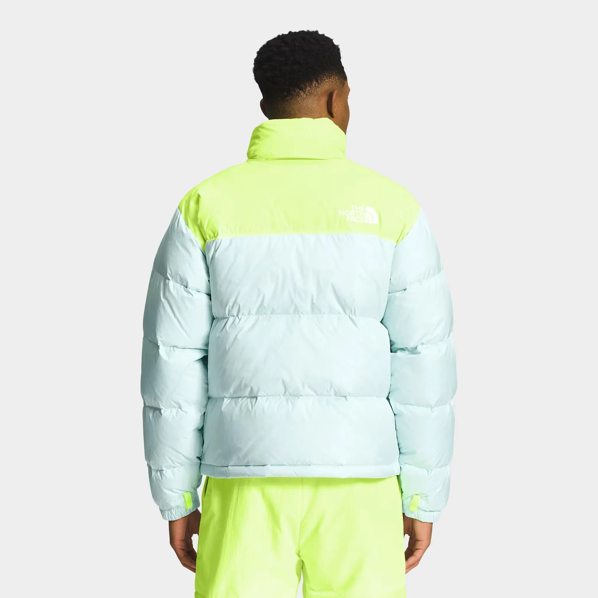 The North Face 1996 Retro Nuptse Jacket Skylight Blue / LED Yellow