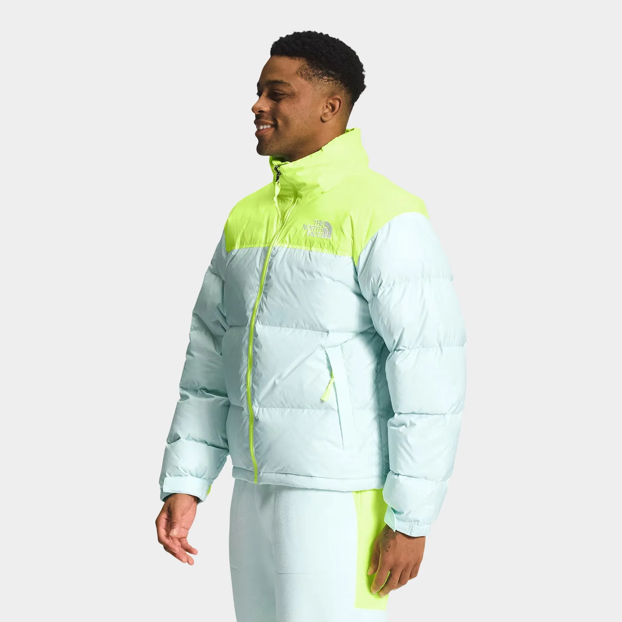 The North Face 1996 Retro Nuptse Jacket Skylight Blue / LED Yellow