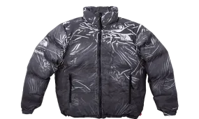 The North Face Printed Nuptse Jacket Black