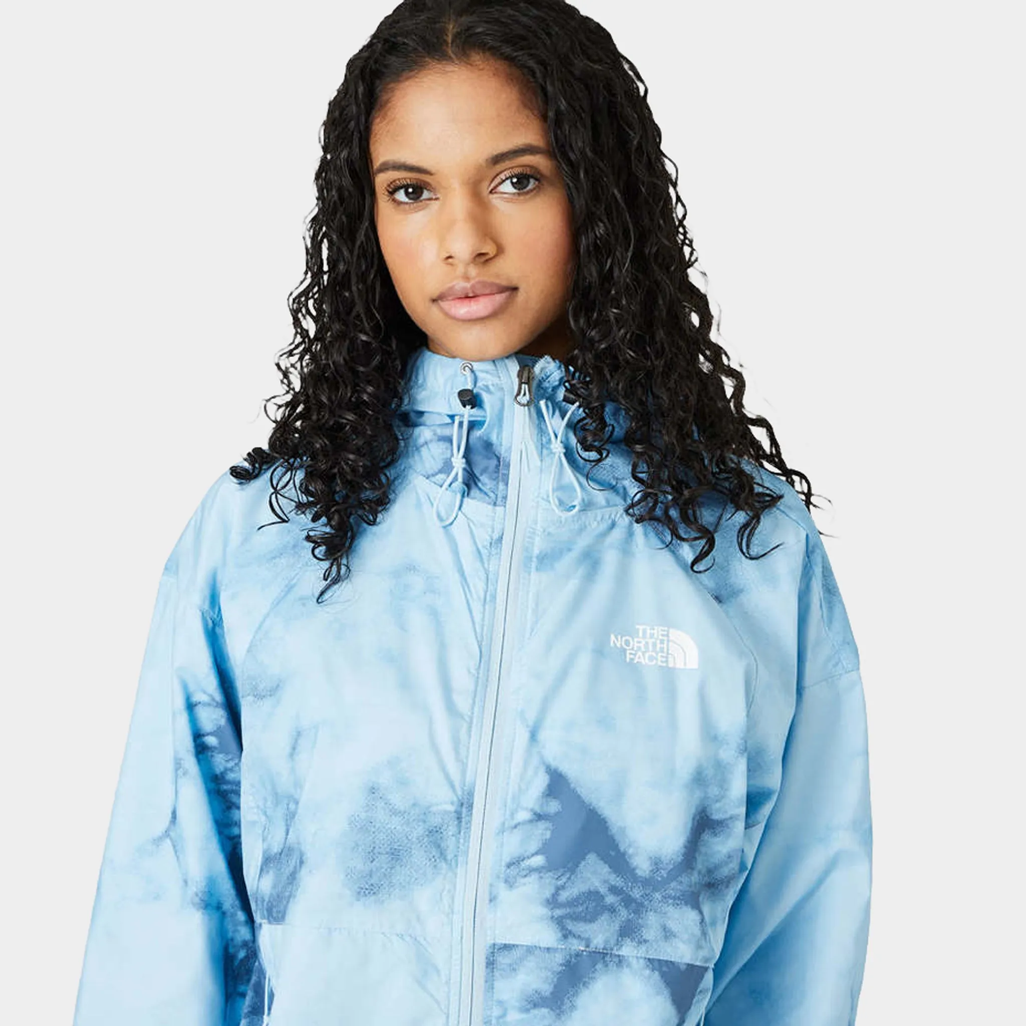 The North Face Women's Printed Hydrenaline Jacket 2000 / Beta Blue Dye Texture Print