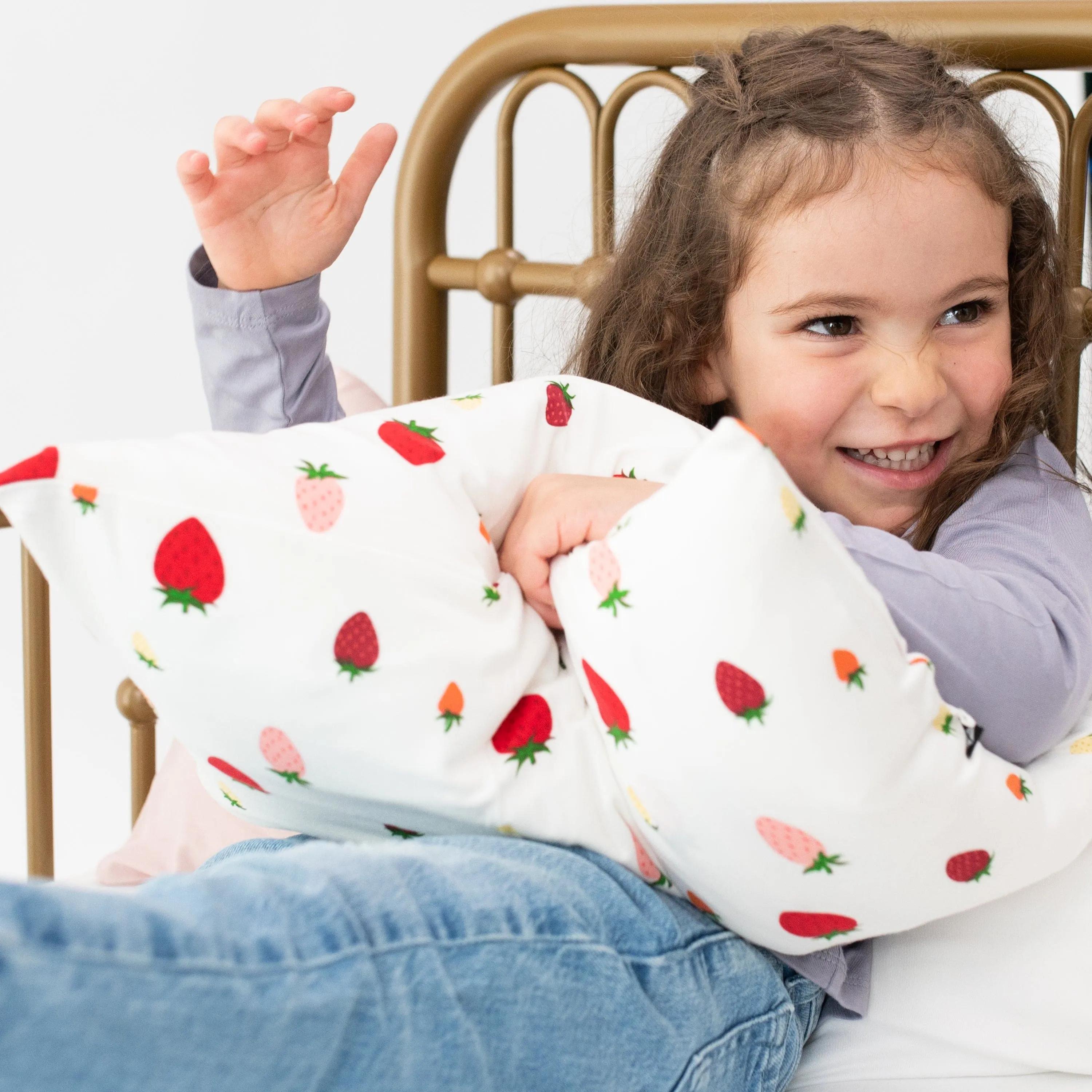 Toddler Pillowcase in Strawberry