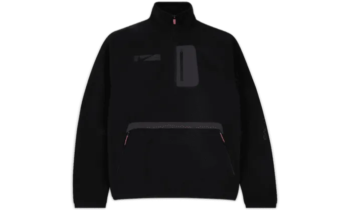 Travis Scott Cact.us Corp BH Quarter Zip Jacket Black