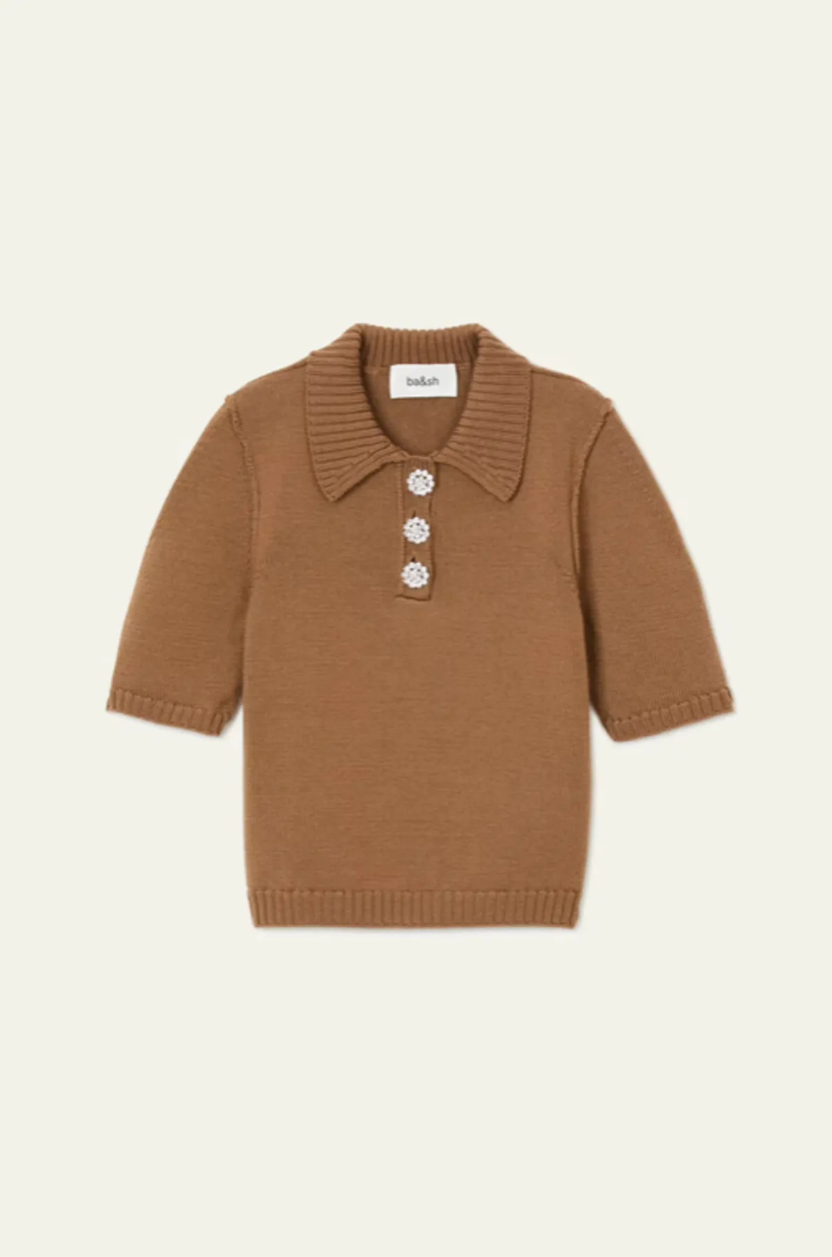 Tylak Short Polo Shirt - Camel