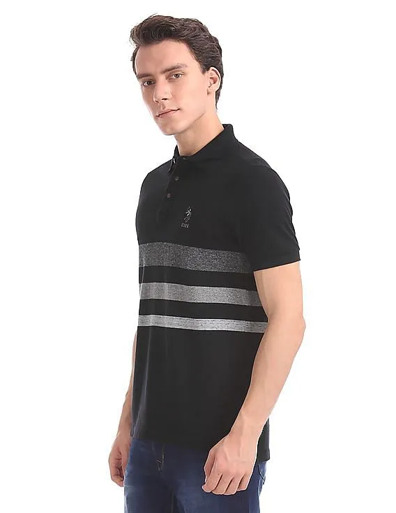 U.S. Polo Assn. Denim Co. Slim Fit Striped Polo Shirt