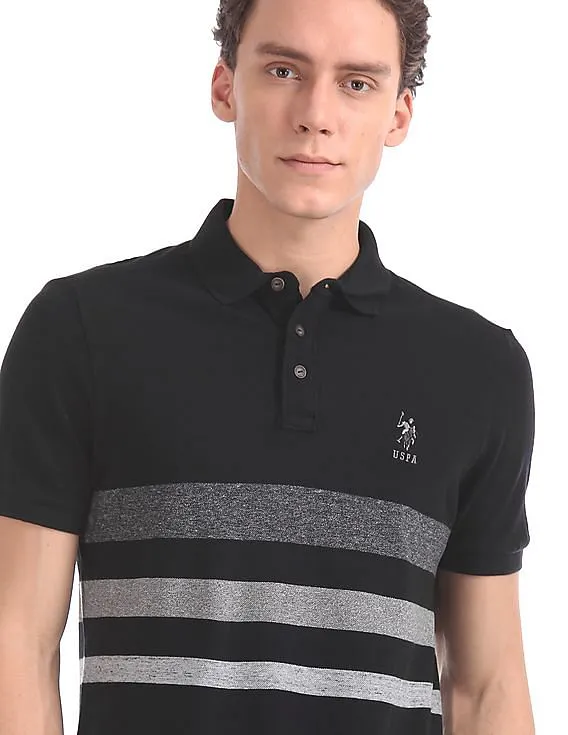 U.S. Polo Assn. Denim Co. Slim Fit Striped Polo Shirt