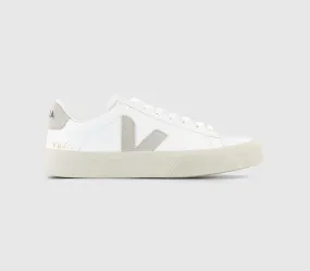 VEJA Campo Trainers White Natural Leather  F