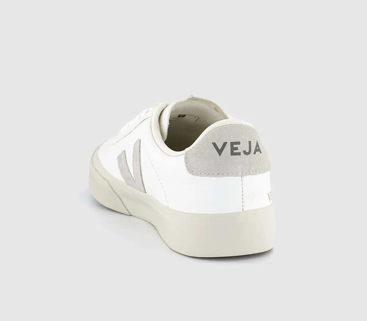 VEJA Campo Trainers White Natural Leather  F