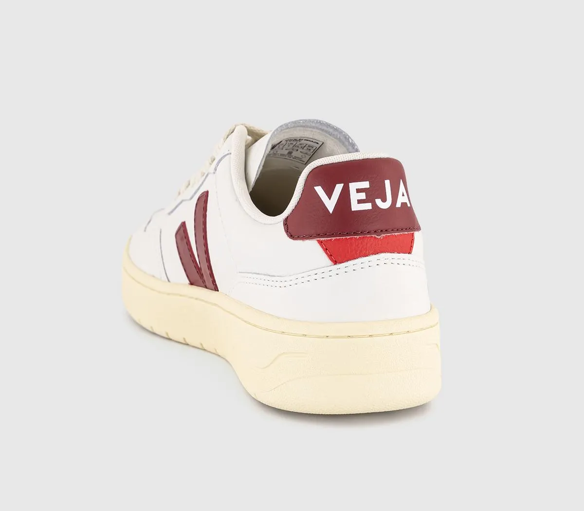 VEJA V-90 Trainers Extra White Marsala F