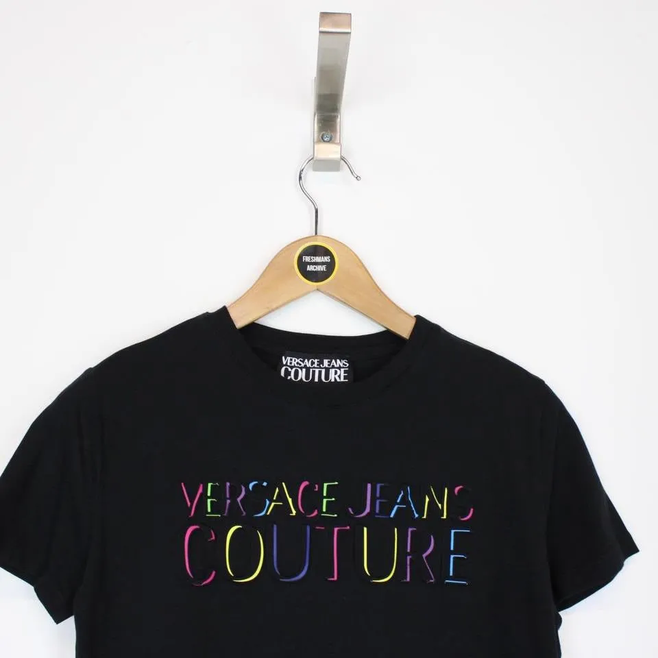 Versace Jeans Couture Rainbow Logo T-Shirt Small