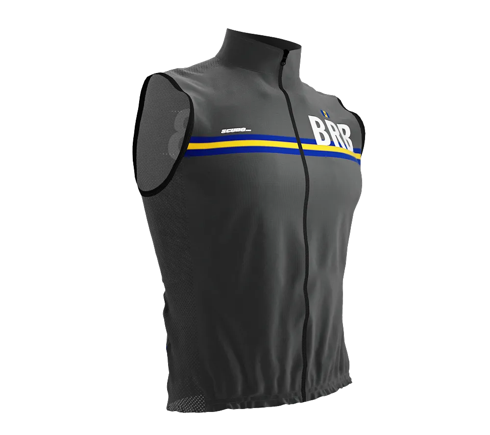 Wind Breaker Cycling Running Sports Vest Barbados Country Code for Men And Women