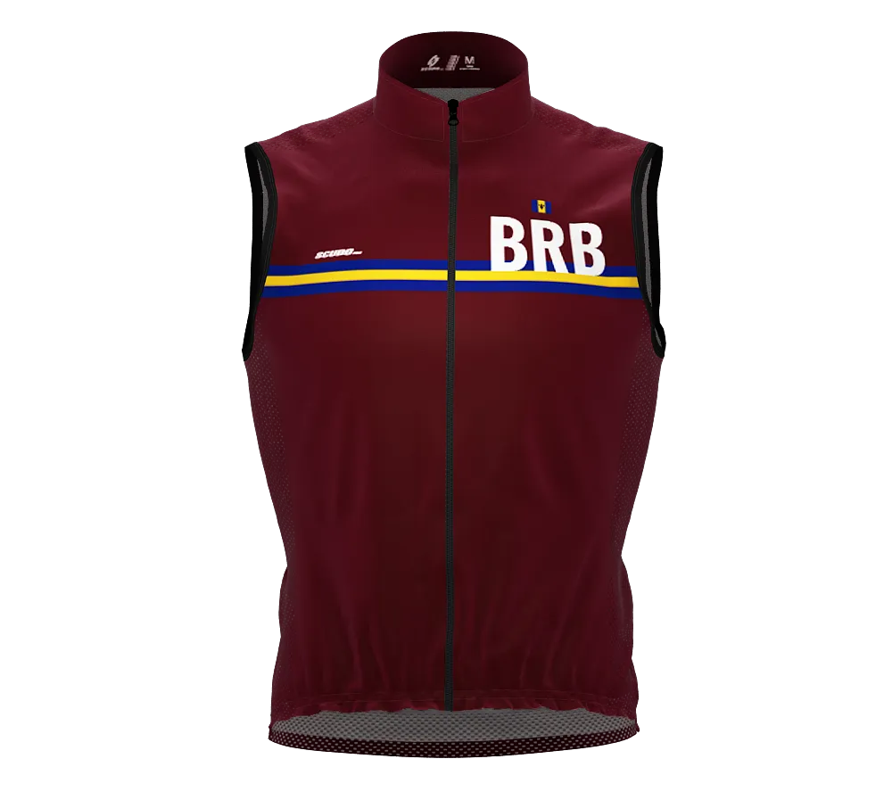 Wind Breaker Cycling Running Sports Vest Barbados Country Code for Men And Women