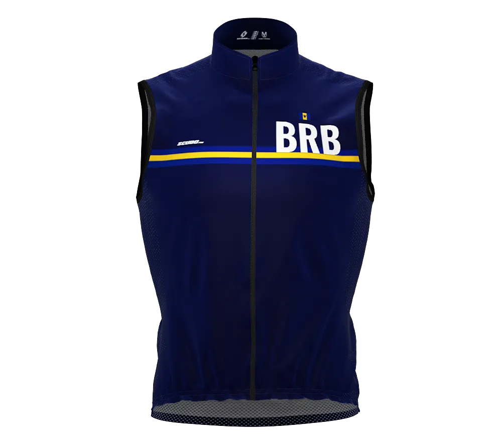 Wind Breaker Cycling Running Sports Vest Barbados Country Code for Men And Women