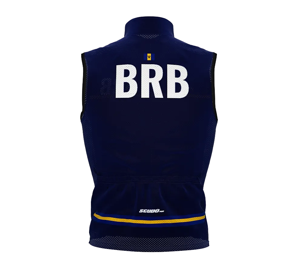 Wind Breaker Cycling Running Sports Vest Barbados Country Code for Men And Women