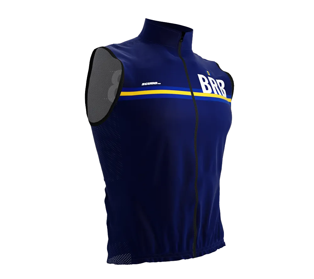 Wind Breaker Cycling Running Sports Vest Barbados Country Code for Men And Women