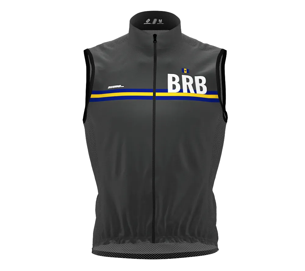 Wind Breaker Cycling Running Sports Vest Barbados Country Code for Men And Women