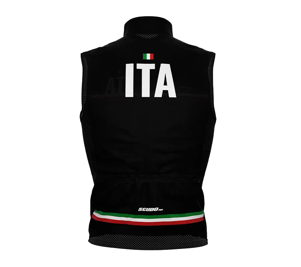 Wind Breaker Cycling Running Sports Vest Italy Country Code for Men And Women