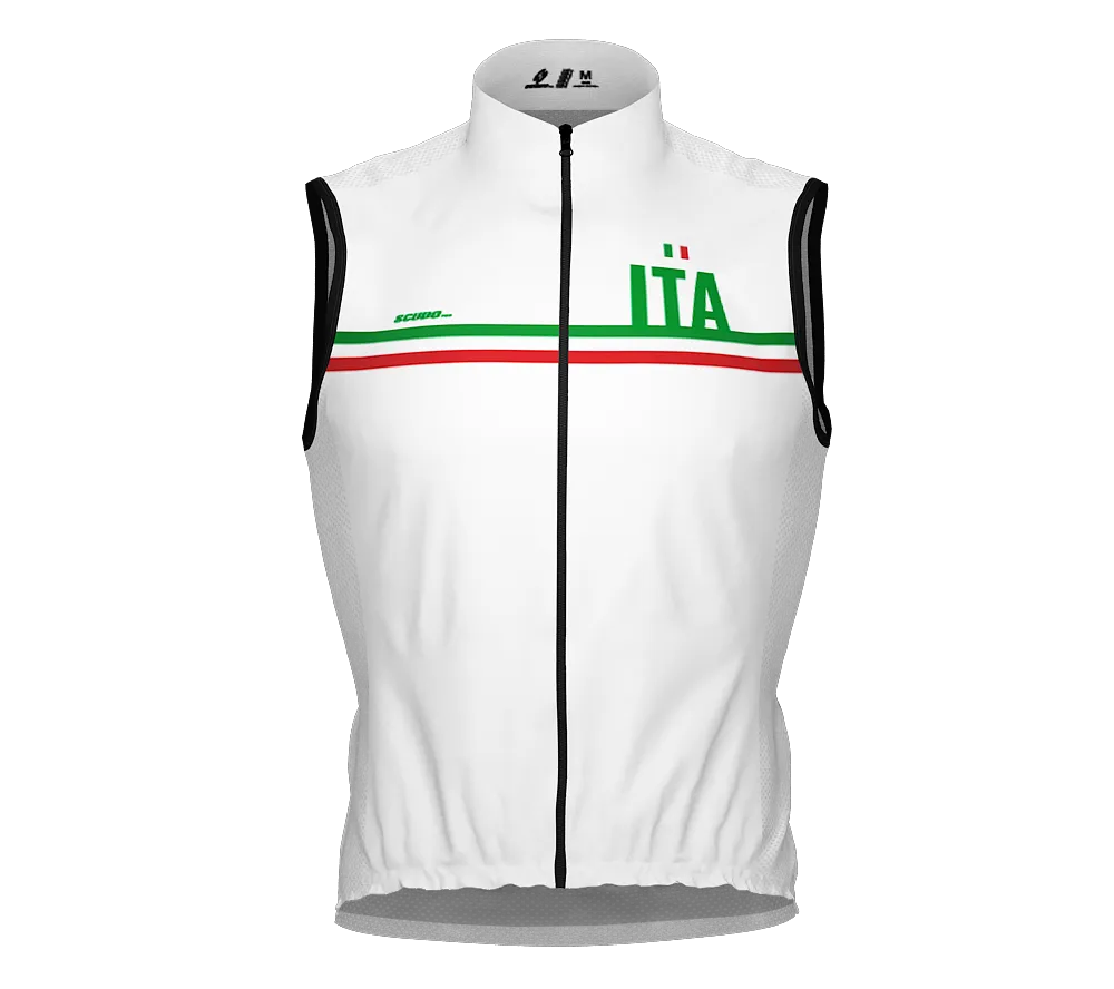 Wind Breaker Cycling Running Sports Vest Italy Country Code for Men And Women