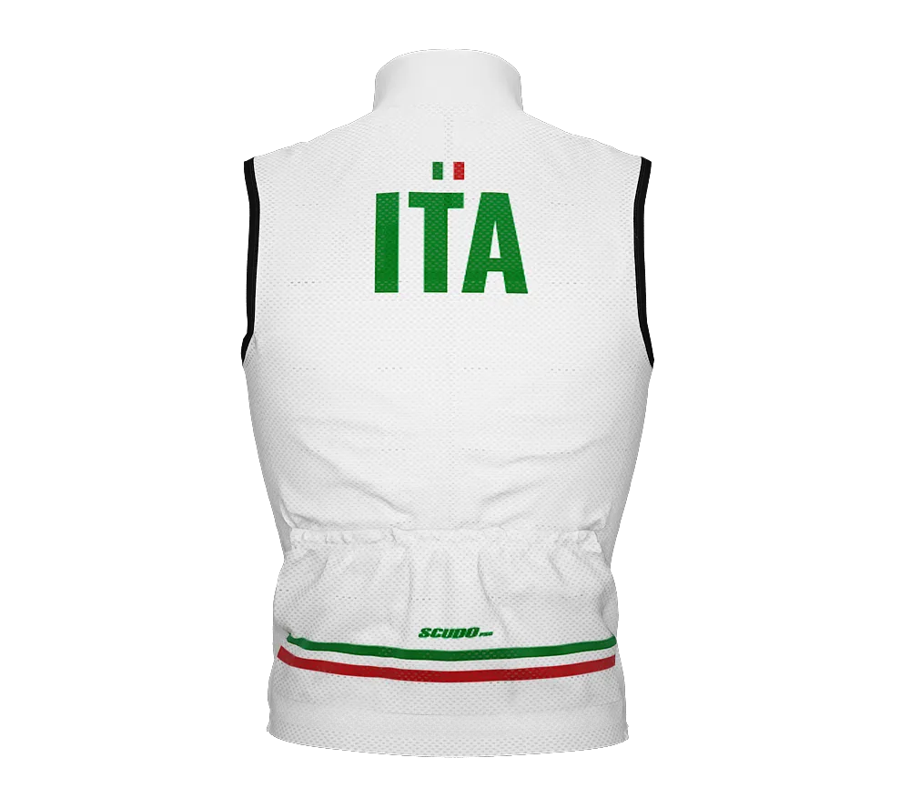 Wind Breaker Cycling Running Sports Vest Italy Country Code for Men And Women