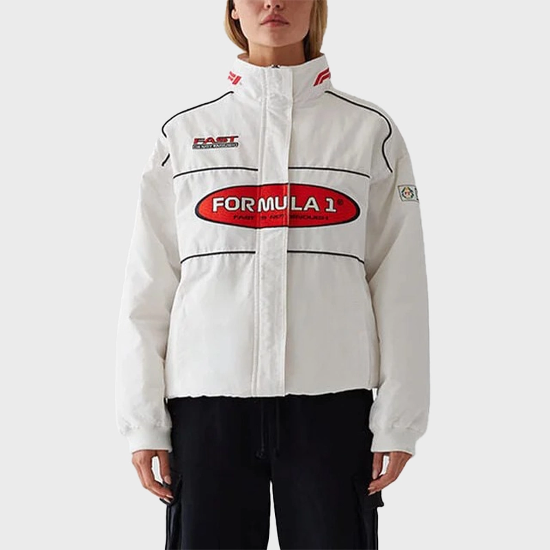 Women And Men Formula 1 X Pacsun Racing Jacket White