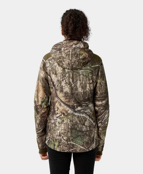 Women's Heated Hunting Jacket - Camouflage, Mossy Oak Country DNA