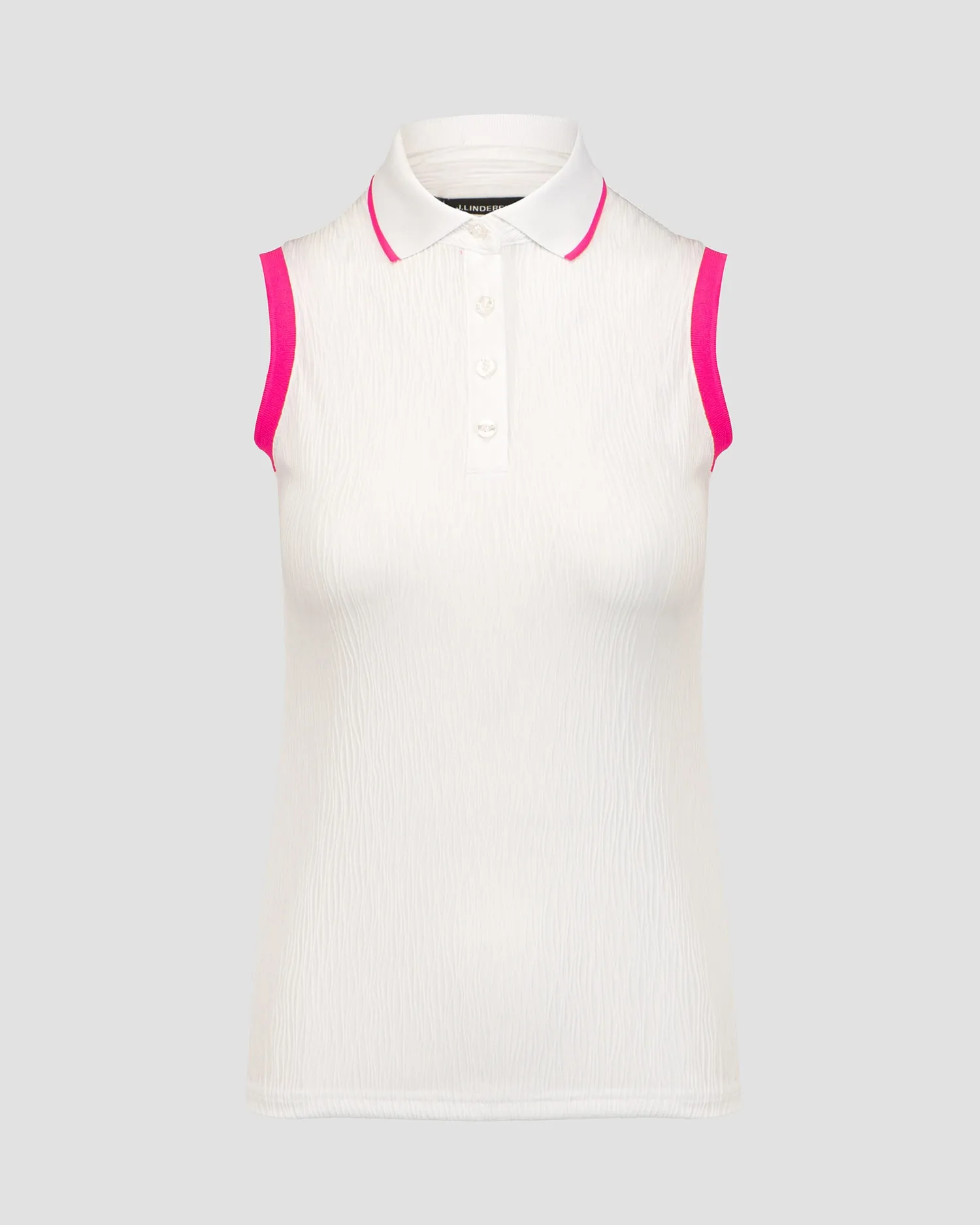 Women’s white polo J.Lindeberg Lila Sleeveless Top GWJT08979-white